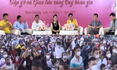Bà Phương Hằng livestream tại Đại Nam để gần 1.000 người tụ tập, khách mời xúc phạm báo chí 