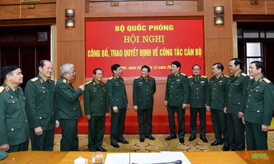Trao quyết định nghỉ hưu đối với 6 Đại tướng, Thượng tướng Quân đội nhân dân Việt Nam