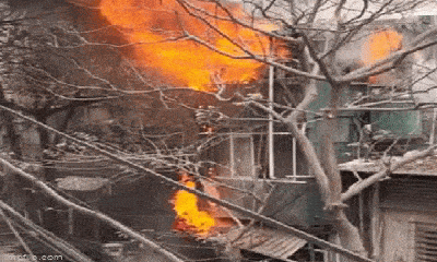 Hà Nội: Ngôi nhà bị lửa bao trùm, bé gái được giải cứu thành công