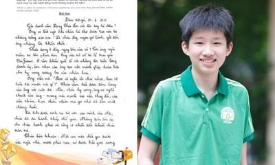 Giáo dục pháp luật - Bức thư đạt giải Nhất viết thư Quốc tế UPU: Ấn tượng với ngôn từ sâu rộng của nam sinh lớp 9 