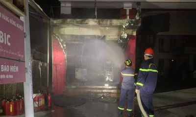 Vụ đốt ATM ngân hàng ở Hải Phòng: Nghi phạm mua 30 nghìn tiền xăng phóng hỏa