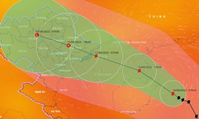 Ứng phó với cơn bão số 2 Mulan: Huy động 400.000 người, hơn 2.300 phương tiện, 15 máy bay