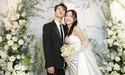 Anh Tú - Diệu Nhi rạng ngời hạnh phúc trong đám cưới ở Hà Nội