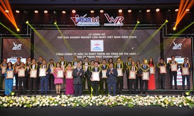 UDIC tiếp tục lọt vào top 500 doanh nghiệp lớn nhất Việt Nam 