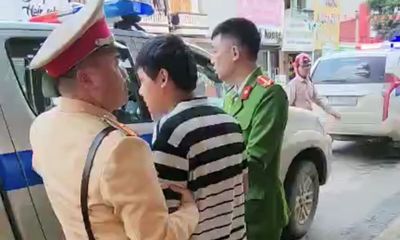 CSGT tỉnh Lạng Sơn kịp thời bắt giữ đối tượng chém người rồi lẩn trốn