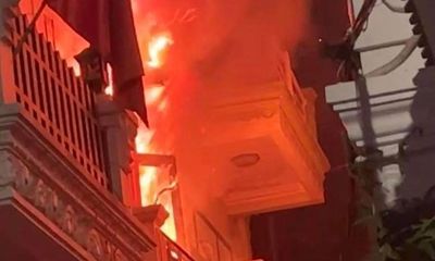 Hải Phòng: Tầng 2 nhà riêng cháy dữ dội, một người tử vong