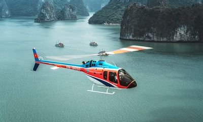 Máy bay trực thăng chở 5 người, mất tích ở vùng biển Quảng Ninh - Hải Phòng