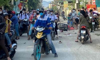 Hai xe máy đối đầu khiến 5 người thương vong ở Thanh Hóa