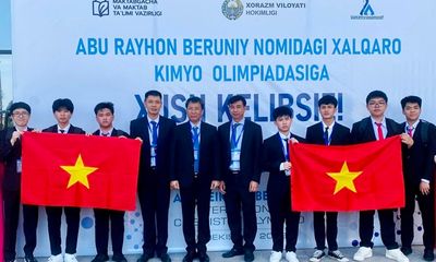 Học sinh Việt Nam giành 4 huy chương Vàng kỳ thi Olympic hóa học quốc tế