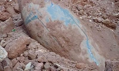 Yên Bái: Phát hiện quả bom Mỹ nặng 340kg trong lúc múc đất 