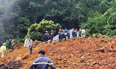 Vụ sạt lở ở đèo Bảo Lộc: Đã tìm thấy thi thể 3 cán bộ chiến sĩ CSGT
