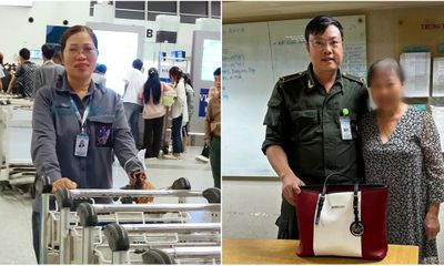 Nhân viên sân bay Nội Bài nhặt được túi chứa hơn 200 triệu đồng