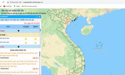 Việt Nam lần đầu có hệ thống cảnh báo sớm về dông, sét, mưa lũ