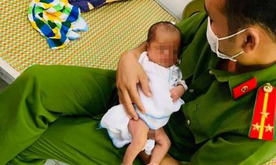 Nghệ An: Bé trai bị bỏ rơi trong giỏ quần áo kèm bức tâm thư của người mẹ