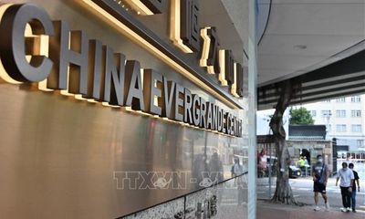 Bom nợ Evergrande khiến cổ phiếu các công ty bất động sản Trung Quốc lao dốc