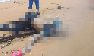 Phát hiện thi thể nam giới trôi dạt vào bờ biển Quảng Nam