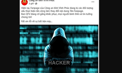 Tin tức thời sự mới nóng nhất hôm nay 26/10: Hacker táo tợn tấn công Facebook của Công an Vĩnh Phúc