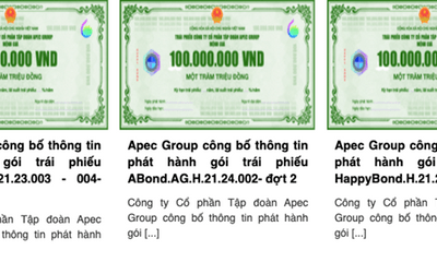 Apec Group phát hành chui hơn 500 tỷ đồng trái phiếu