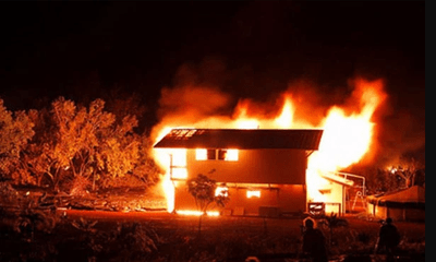 Tiền Giang: Giận vợ, người đàn ông đốt quần áo làm cháy luôn cả căn nhà
