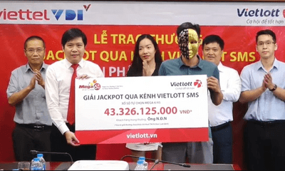Một lao động tự do ở Hà Nội trúng giải Vietlott 43,1 tỷ