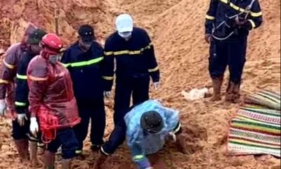 Vụ sạt lở mỏ titan Nam Suối Nhum: Tìm thấy thi thể nạn nhân thứ 3
