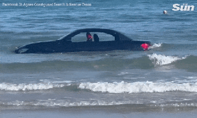 Video: Xe BMW tiền tỷ trôi dạt gần bờ biển một cách khó hiểu