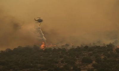 Hy Lạp: Máy bay lao vào sườn đồi khi tham gia chữa cháy rừng