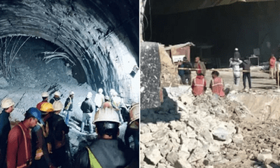 Sập đường hầm đang thi công ở Ấn Độ, 40 công nhân mắc kẹt