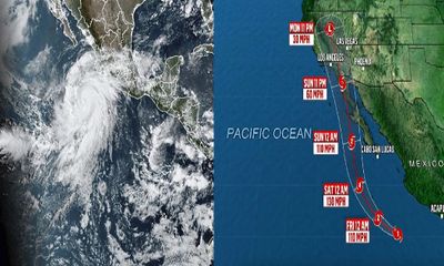Mỹ: Cảnh báo cơn bão lịch sử sắp đổ bộ Nam California