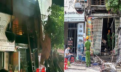 Hiện trường vụ hỏa hoạn khiến 2 bố con thiệt mạng ở Bắc Ninh