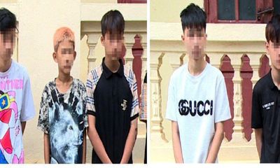 Bắt nhóm thanh thiếu niên manh động cướp tài sản để có tiền tiêu xài ở Thanh Hóa