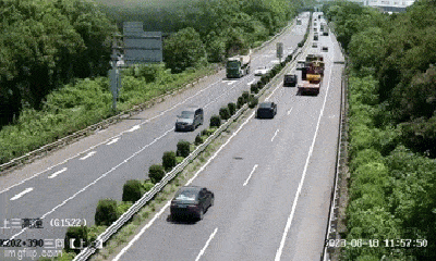 Video: Lốp xe tải văng ra đập nát kính chắn gió xe BMW đang di chuyển trên cao tốc