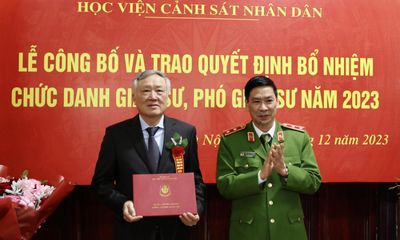 Chánh án Tòa án nhân dân tối cao Nguyễn Hòa Bình được bổ nhiệm chức danh Giáo sư Học viện Cảnh sát nhân dân