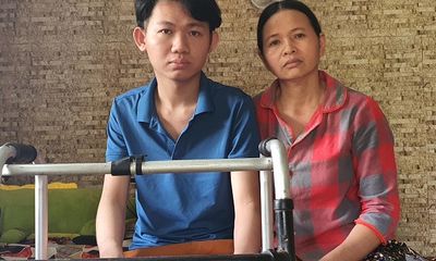 Xã hội - Nghị lực vượt khó của cậu bé tàn tật Trương Văn Hùng