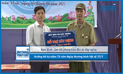 Nam Định: Làm tốt phong trào đền ơn đáp nghĩa hướng tới kỷ niệm 75 năm Ngày thương binh liệt sỹ 27/7