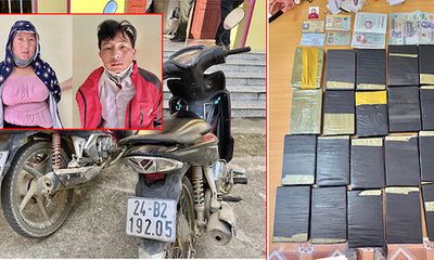 Lào Cai: Bắt quả tang 2 đối tượng mua bán, vận chuyển 20 bánh heroin