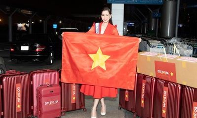 Hoa hậu Đỗ Thị Hà gặp sự cố khi vừa lên đường tham dự Miss World 2021 