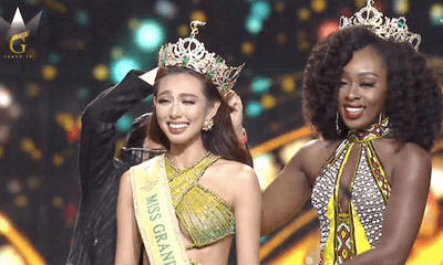 Video: Khoảnh khắc đăng quang đầy xúc động của Nguyễn Thúc Thùy Tiên tại Miss Grand International 2021