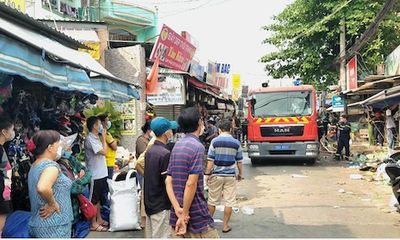 TP. HCM: Cháy cửa hàng dịch vụ viễn thông ở quận Bình Tân, thiêu rụi nhiều tài sản 