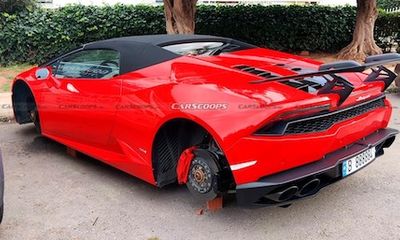 Ôtô - Xe máy - Siêu xe Lamborghini Huracan Spyder bị trộm 4 bánh, thiệt hại lên đến 1 tỷ đồng