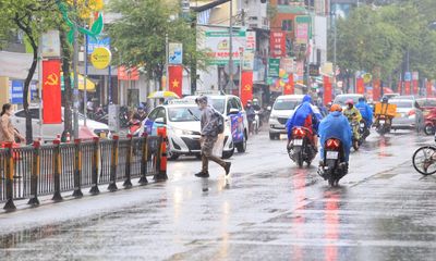 TP. HCM mưa dông trên diện rộng trong dịp lễ 1/5