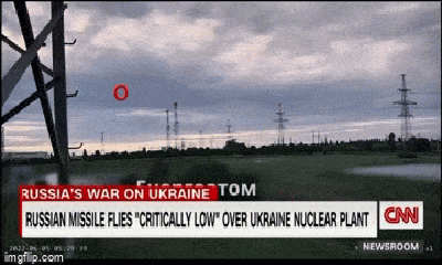 Video: Tên lửa Nga bay qua nhà máy hạt nhân Ukraine