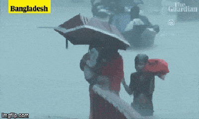 Mưa lớn, lũ lụt khiến hàng chục người thiệt mạng ở Ấn Độ và Bangladesh