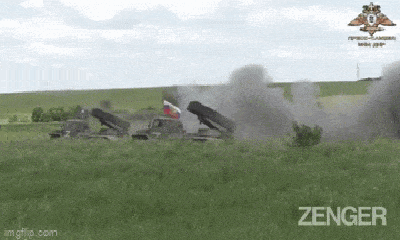 Video: Lực lượng ly khai Donetsk dùng pháo phản lực BM-21 Grad vào Ukraine