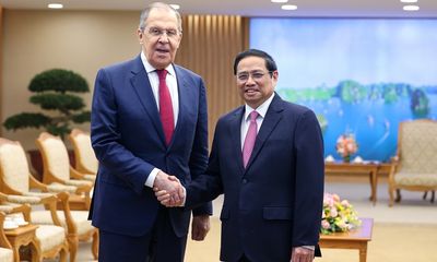 Thủ tướng Phạm Minh Chính tiếp Bộ trưởng Ngoại giao Liên bang Nga