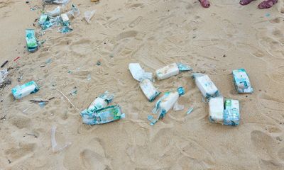 Phát hiện 20 túi nilon nghi chứa ma tuý trôi vào vùng biển Quảng Ngãi