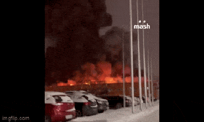 Tin thế giới - Cháy lớn tại trung tâm thương mại Nga, lửa lan rộng đến 18.000 m2