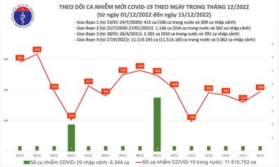 Bản tin COVID-19 ngày 15/12: Thêm gần 400 ca mắc mới, không có bệnh nhân tử vong