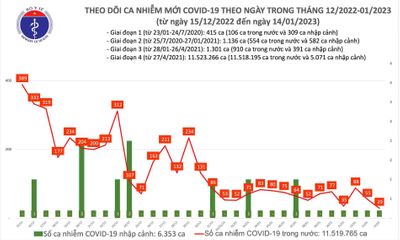 Bản tin COVID-19 ngày 14/1: Việt Nam ghi nhận thêm 29 ca mắc mới