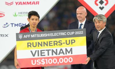Tuyển Việt Nam nhận thưởng 7 tỷ đồng với vị trí Á quân AFF Cup 2022